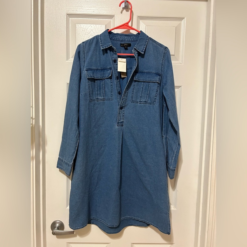 J. Crew Classic Blue Denim dress